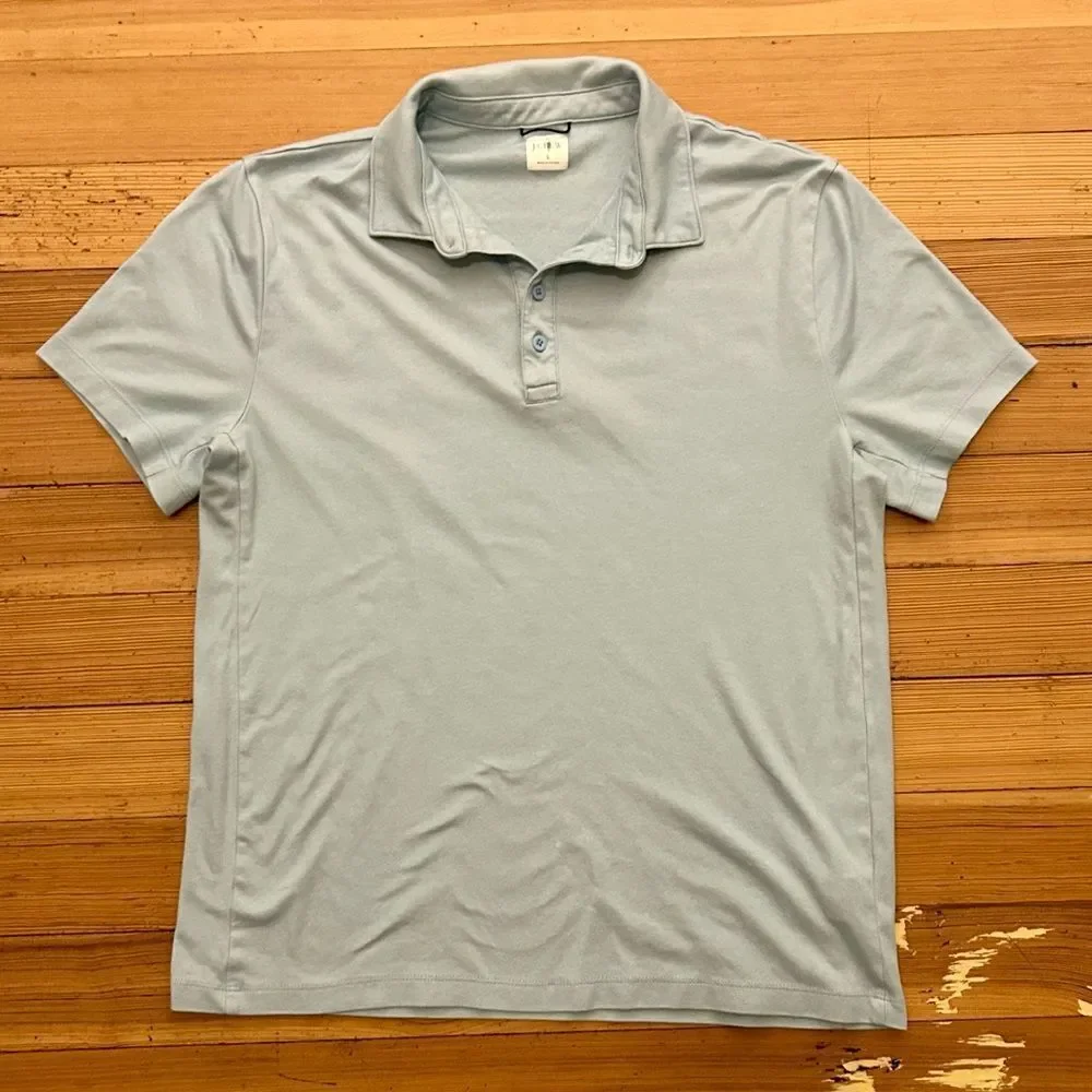 J. Crew performance polo shirt with COOLMAX technology. Size L.